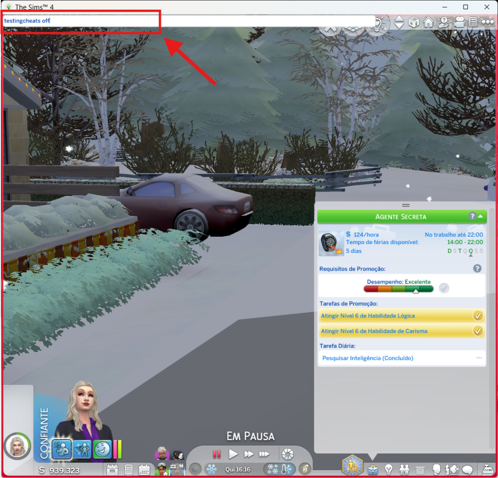 Sims 4 cheats carreira