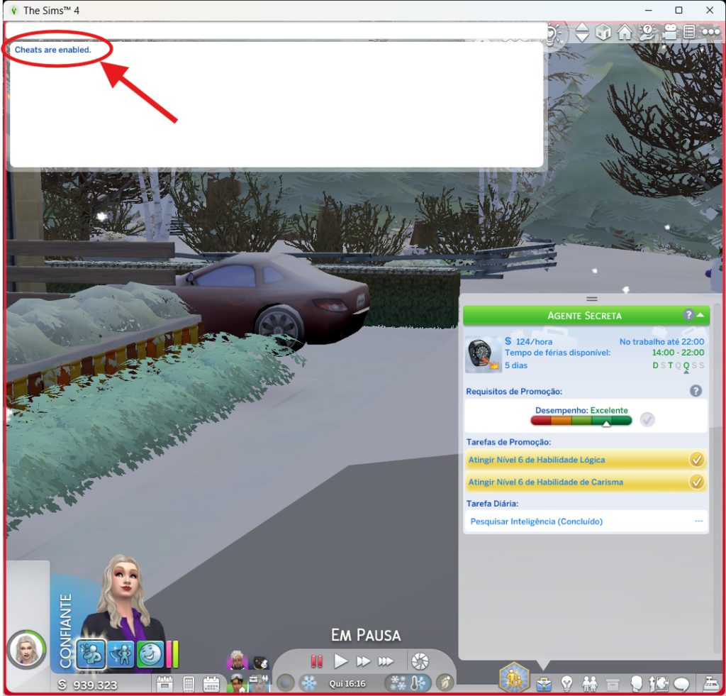 Sims 4 cheats carreira